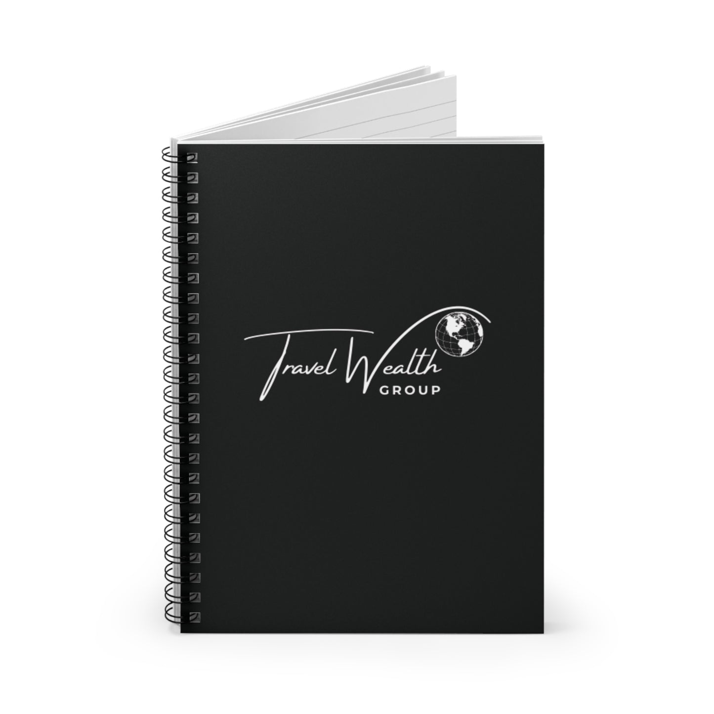 Travel Wealth Group Spiral Notebook - Perfect for Notes and Ideas