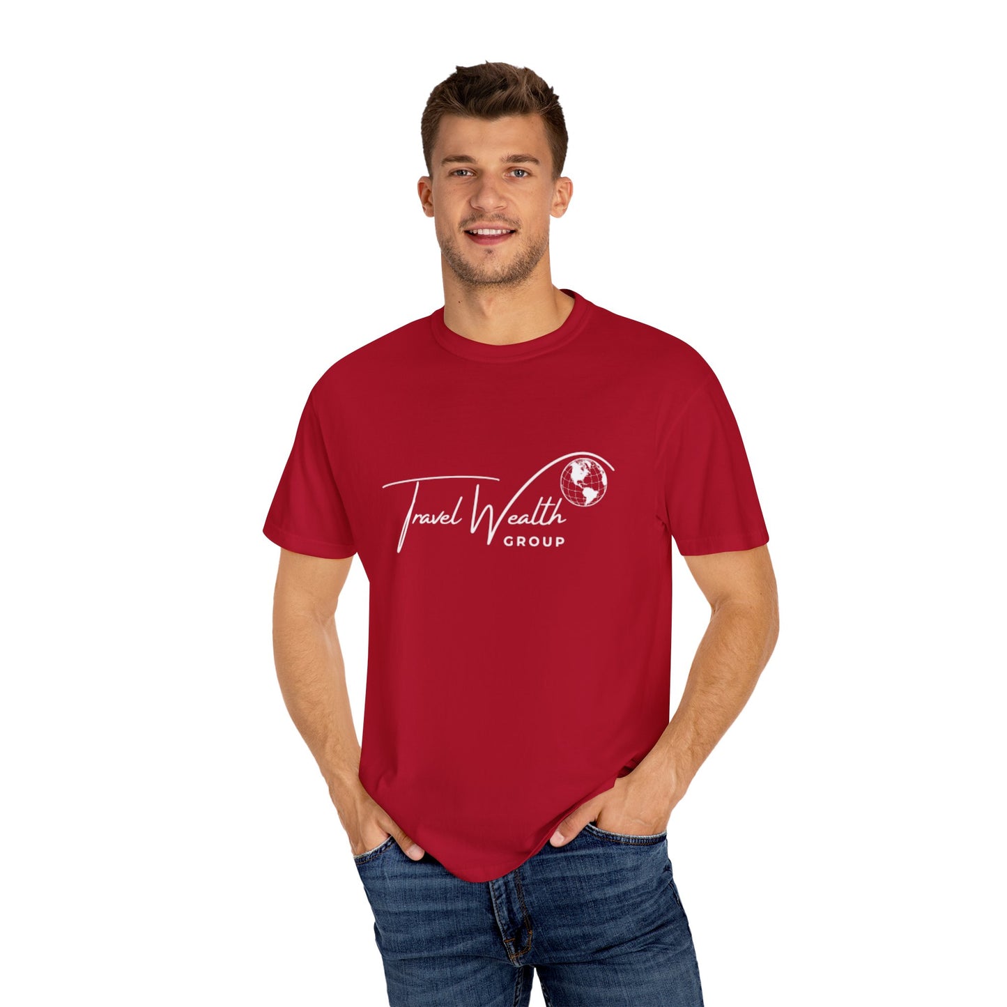 Unisex Garment-Dyed T-shirt I may Talk About Travel Non-Stop