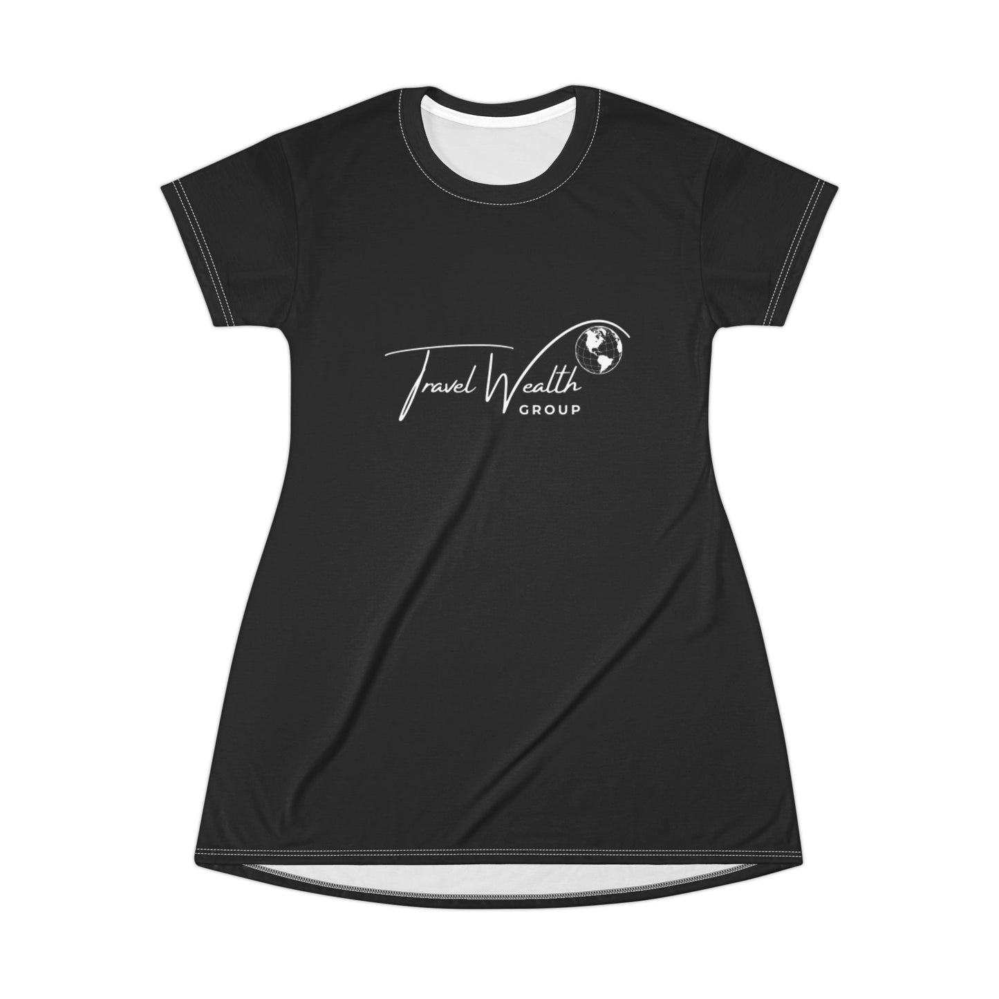 Travel Wealth Group T-Shirt Dress - Comfortable & Stylish Casual Wear