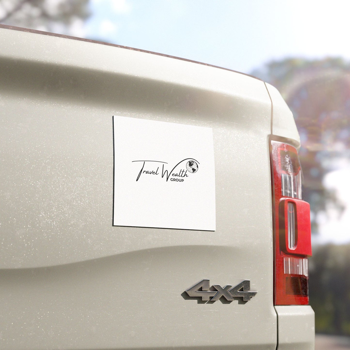 Travel Wealth Group Car Magnet - Stylish Auto Décor for Travel Enthusiasts