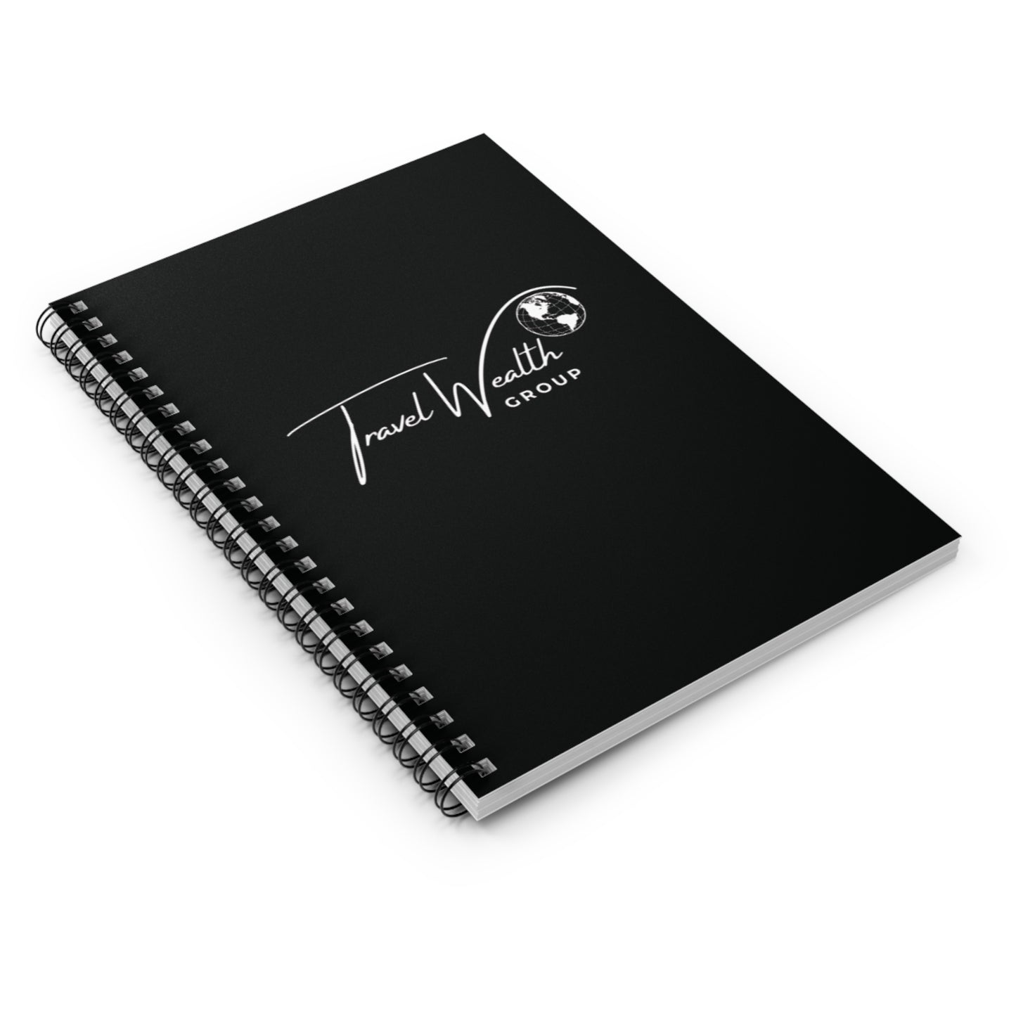 Travel Wealth Group Spiral Notebook - Perfect for Notes and Ideas