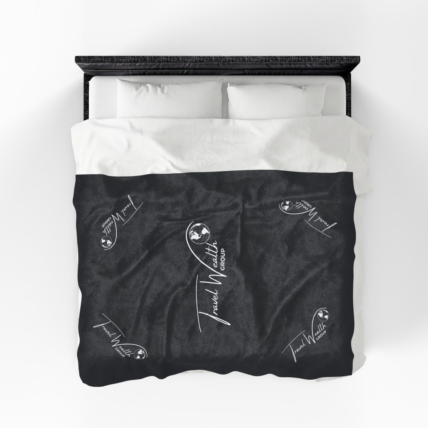 Logo Velveteen Plush Blanket