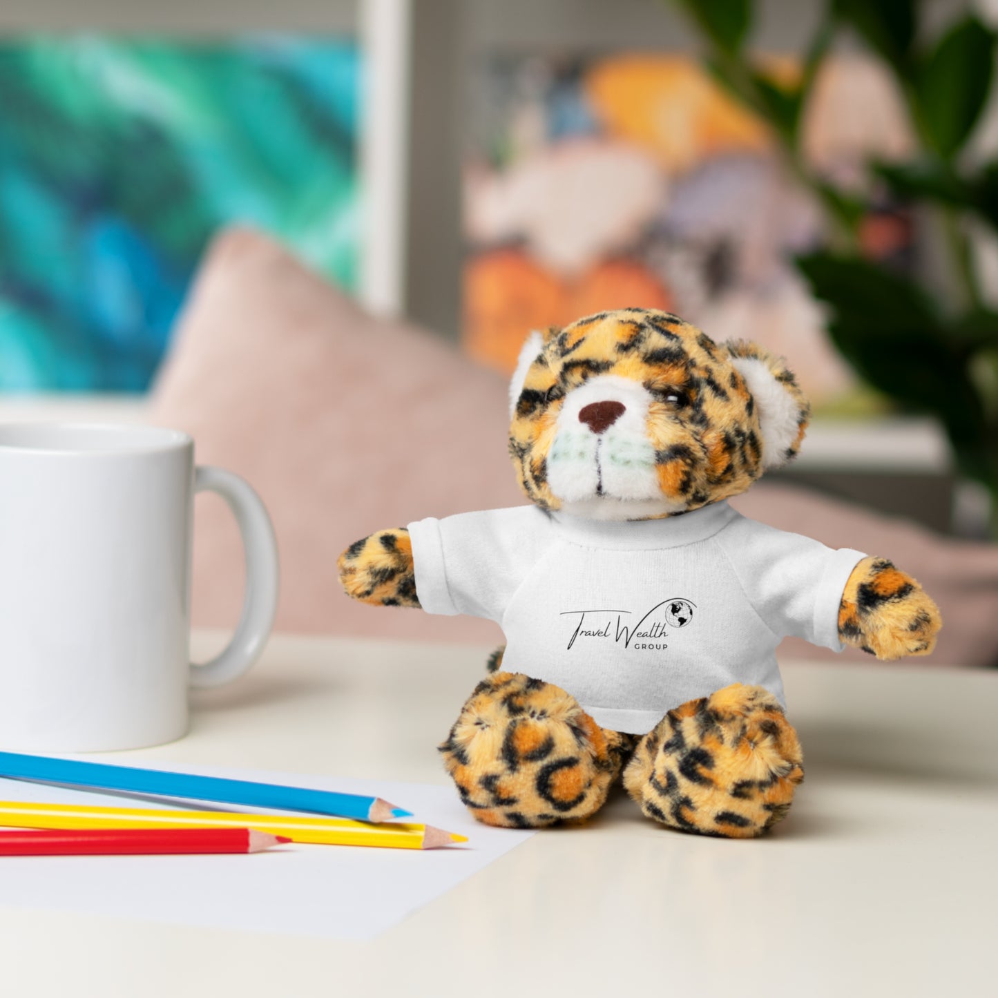 Personalized Stuffed Animal with Custom Tee - Perfect Gift for Kids and Celebrations