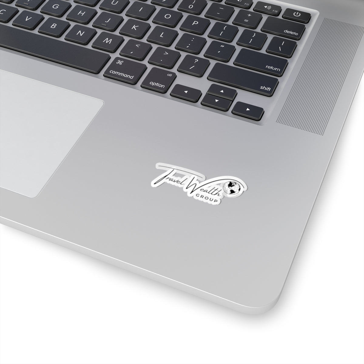 Travel Wealth Group Kiss-Cut Stickers - Perfect for Laptops & Water Bottles
