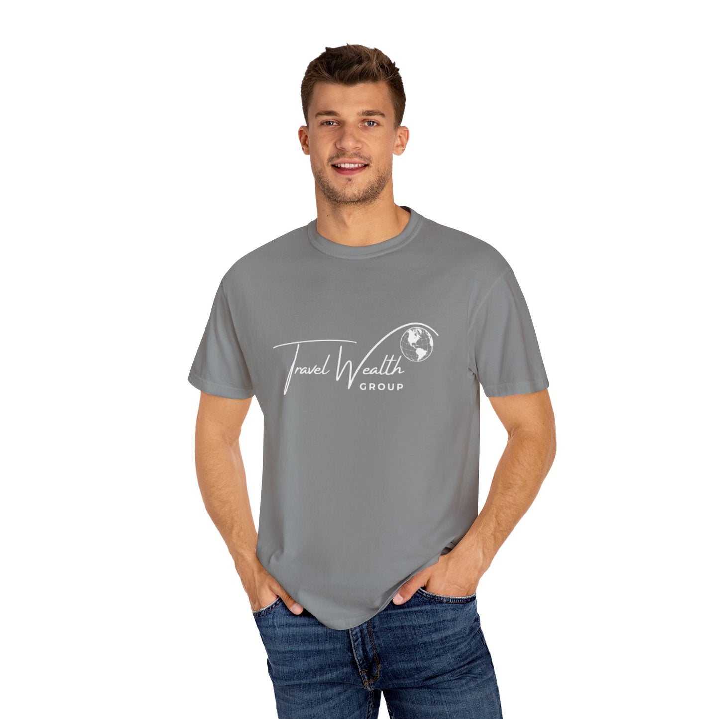 Unisex Garment-Dyed T-shirt I may Talk About Travel Non-Stop