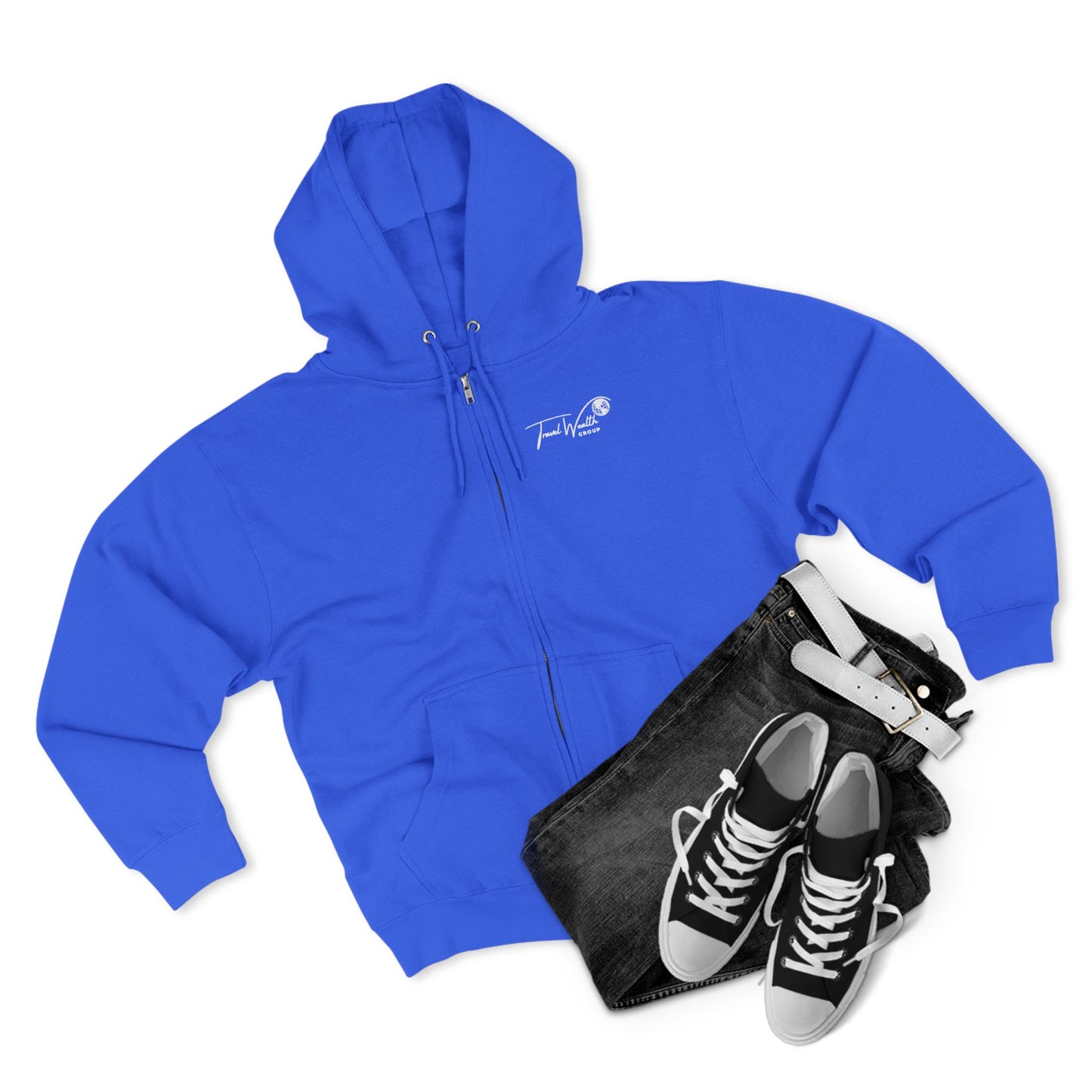 Unisex Zip Hoodie I May talk about travel Non- Stop