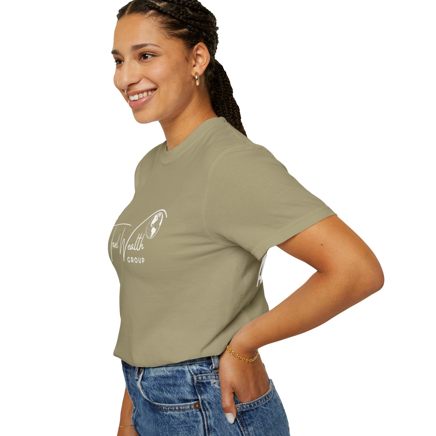 Unisex Garment-Dyed T-shirt I may Talk About Travel Non-Stop
