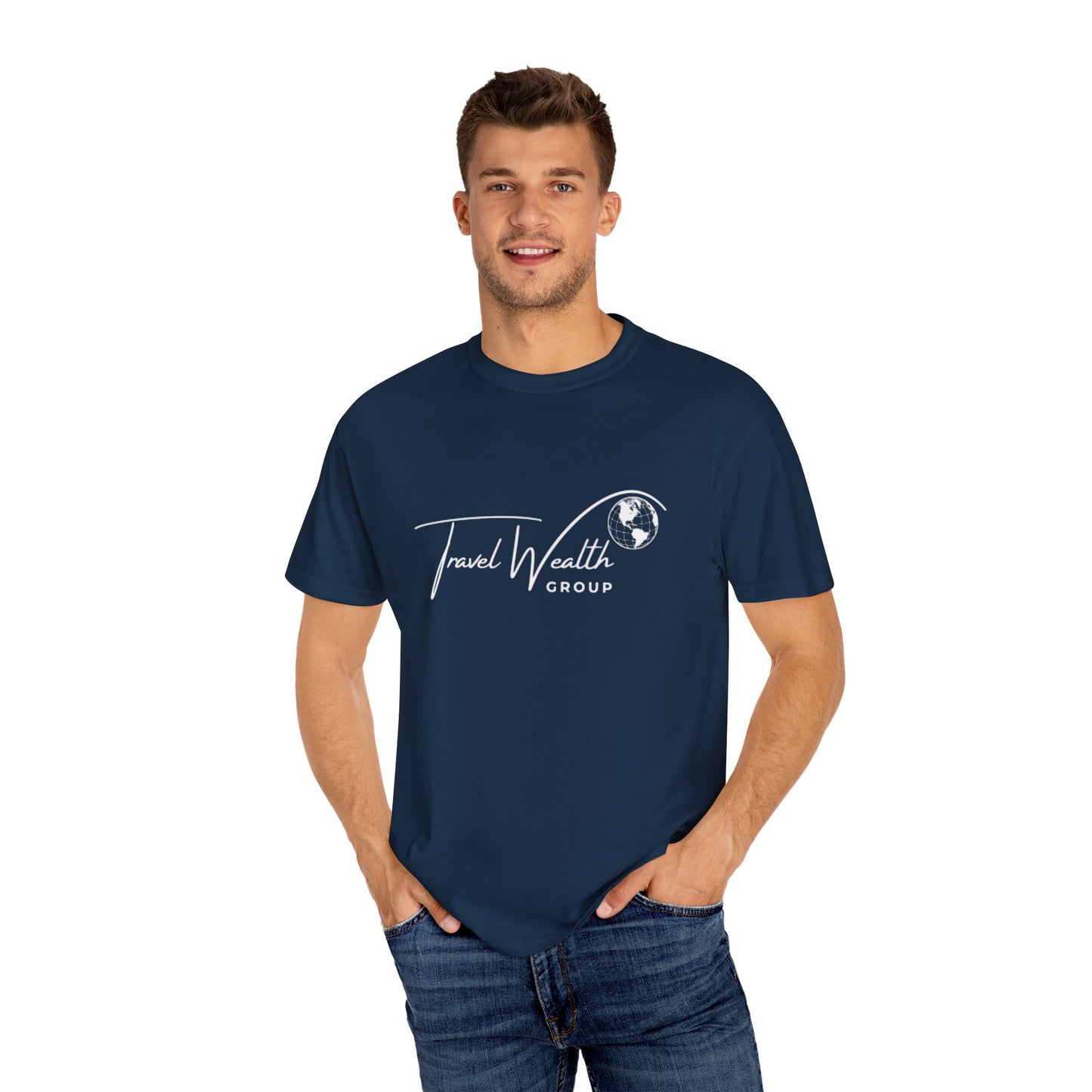 Unisex Garment-Dyed T-shirt I may Talk About Travel Non-Stop