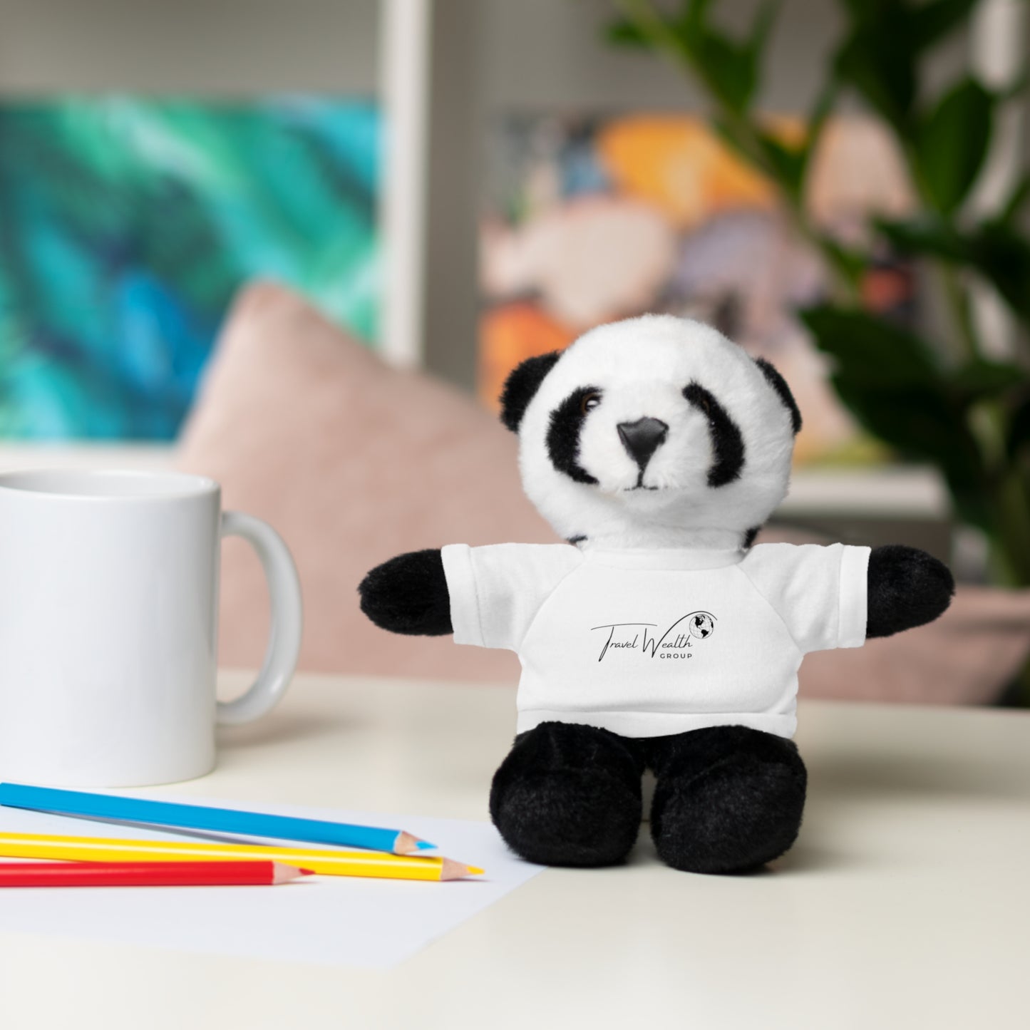 Personalized Stuffed Animal with Custom Tee - Perfect Gift for Kids and Celebrations