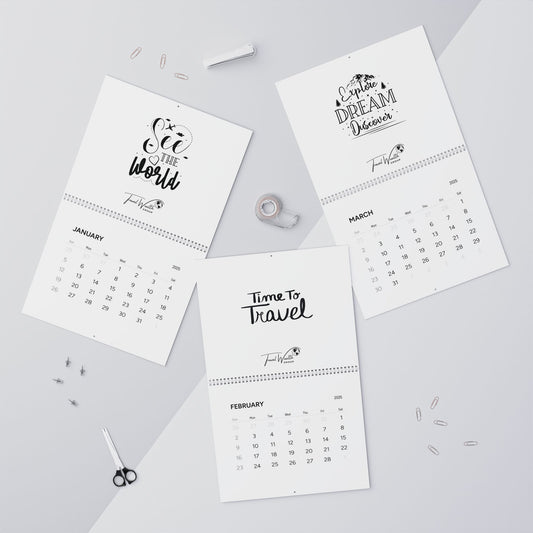 2025 Wall Calendar - See the World & Vacation Vibes