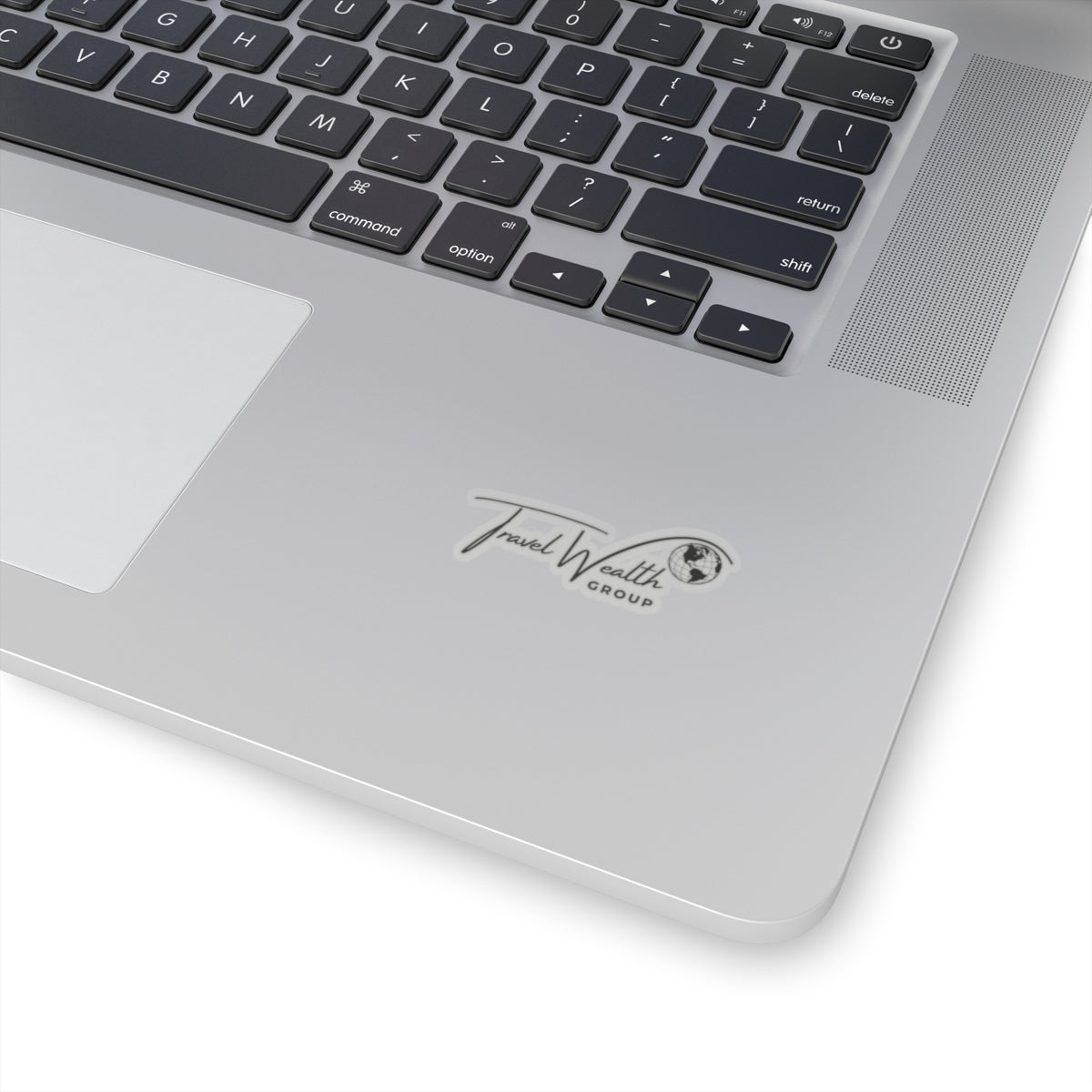 Travel Wealth Group Kiss-Cut Stickers - Perfect for Laptops & Water Bottles
