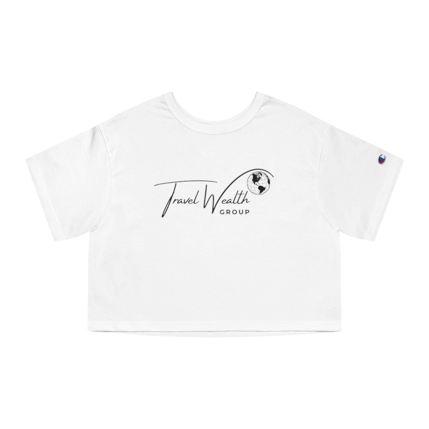 Travel Wealth Group Women's Cropped T-Shirt | Stylish & Trendy Design for Adventurers