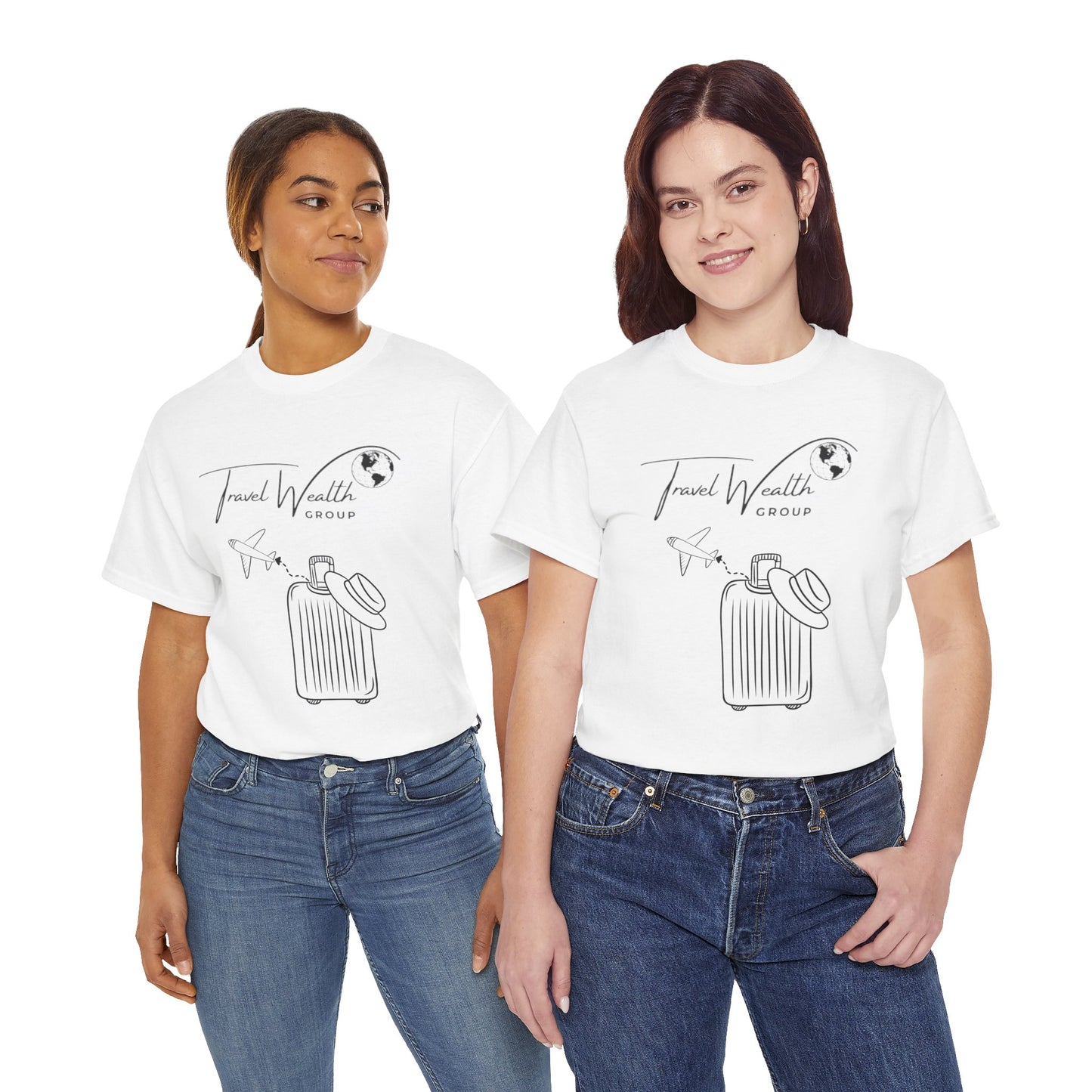 Travel Wealth Group Unisex Heavy Cotton Tee - Adventure Awaits