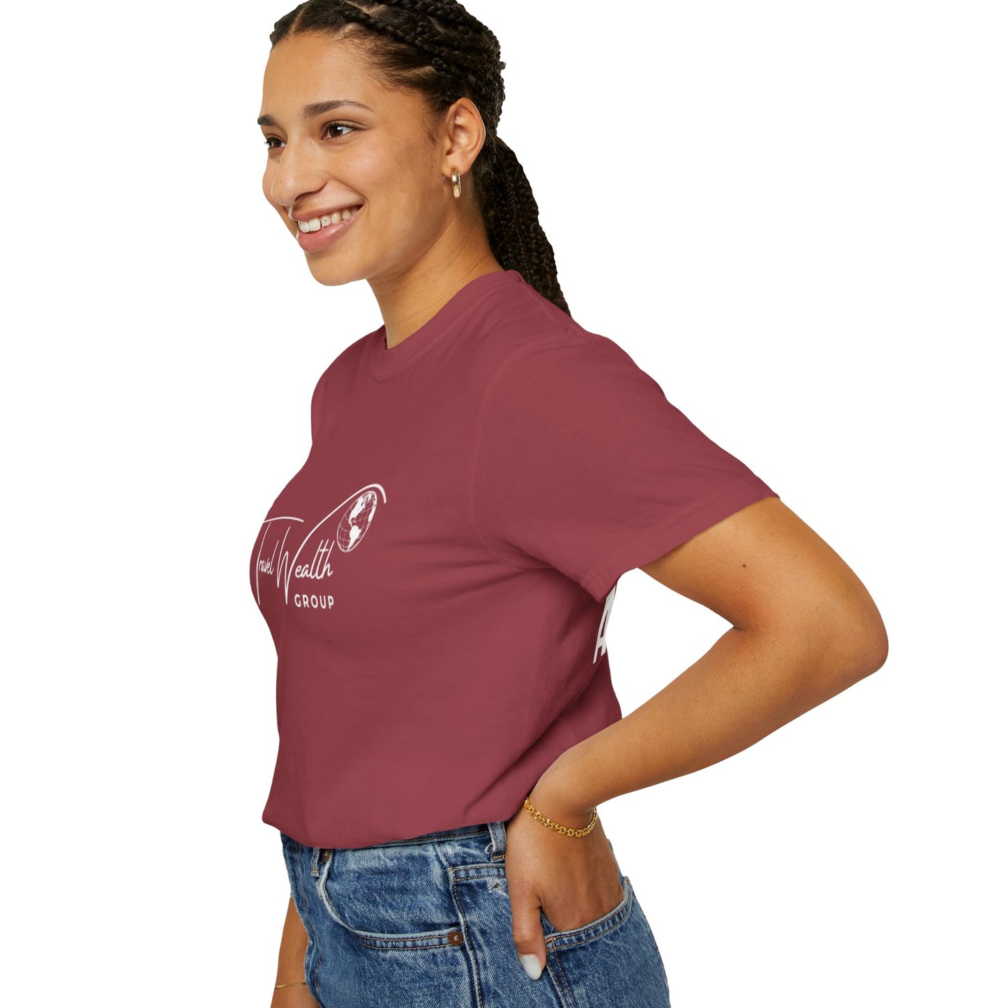 Unisex Garment-Dyed T-shirt I may Talk About Travel Non-Stop