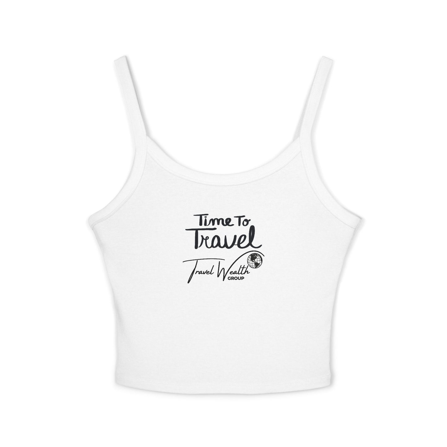 Time to travel Women's Spaghetti Strap Tank Top