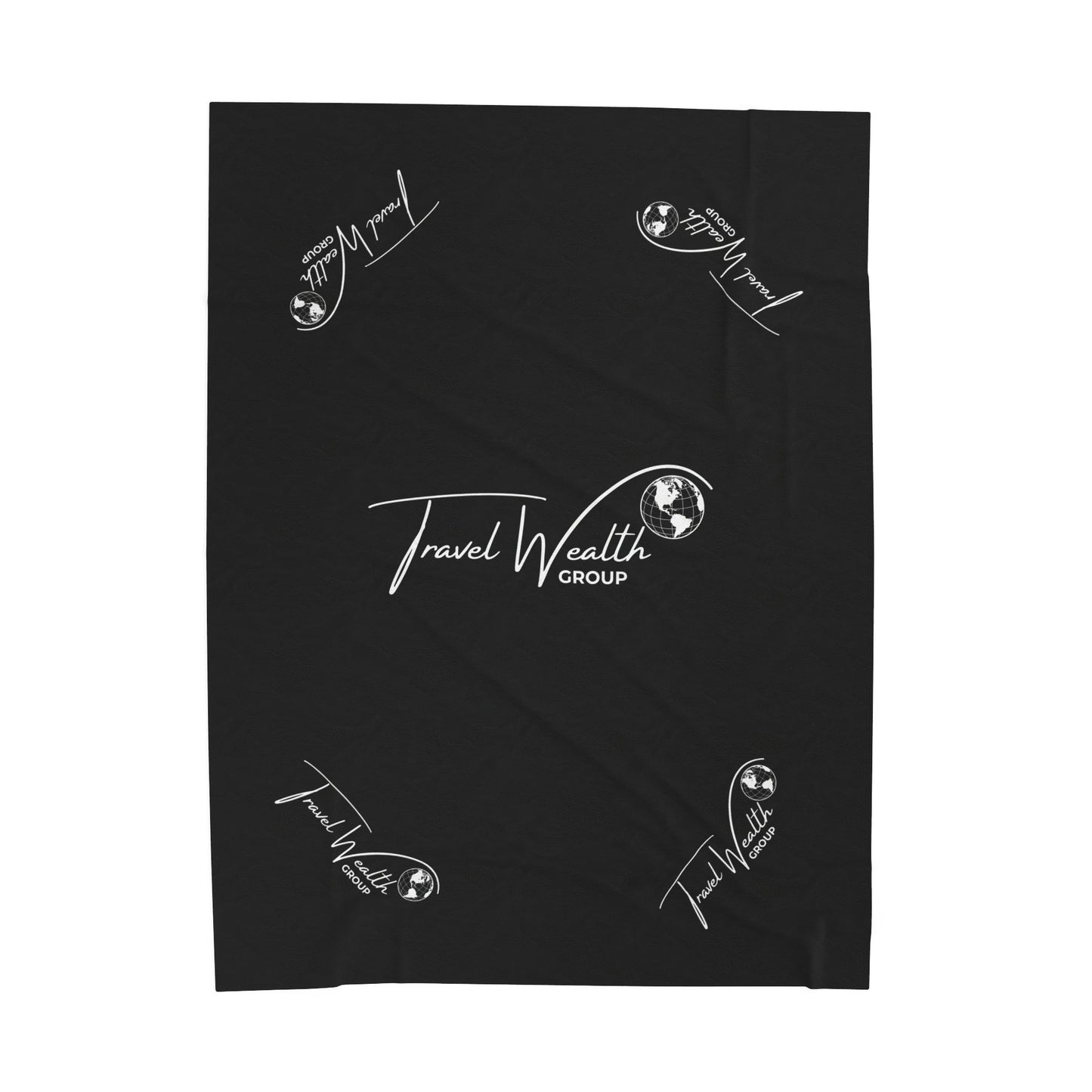 Logo Velveteen Plush Blanket