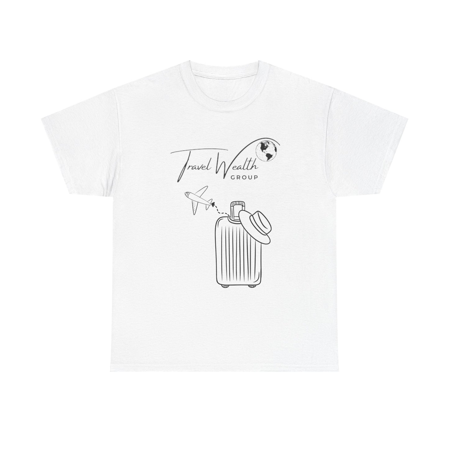 Travel Wealth Group Unisex Heavy Cotton Tee - Adventure Awaits
