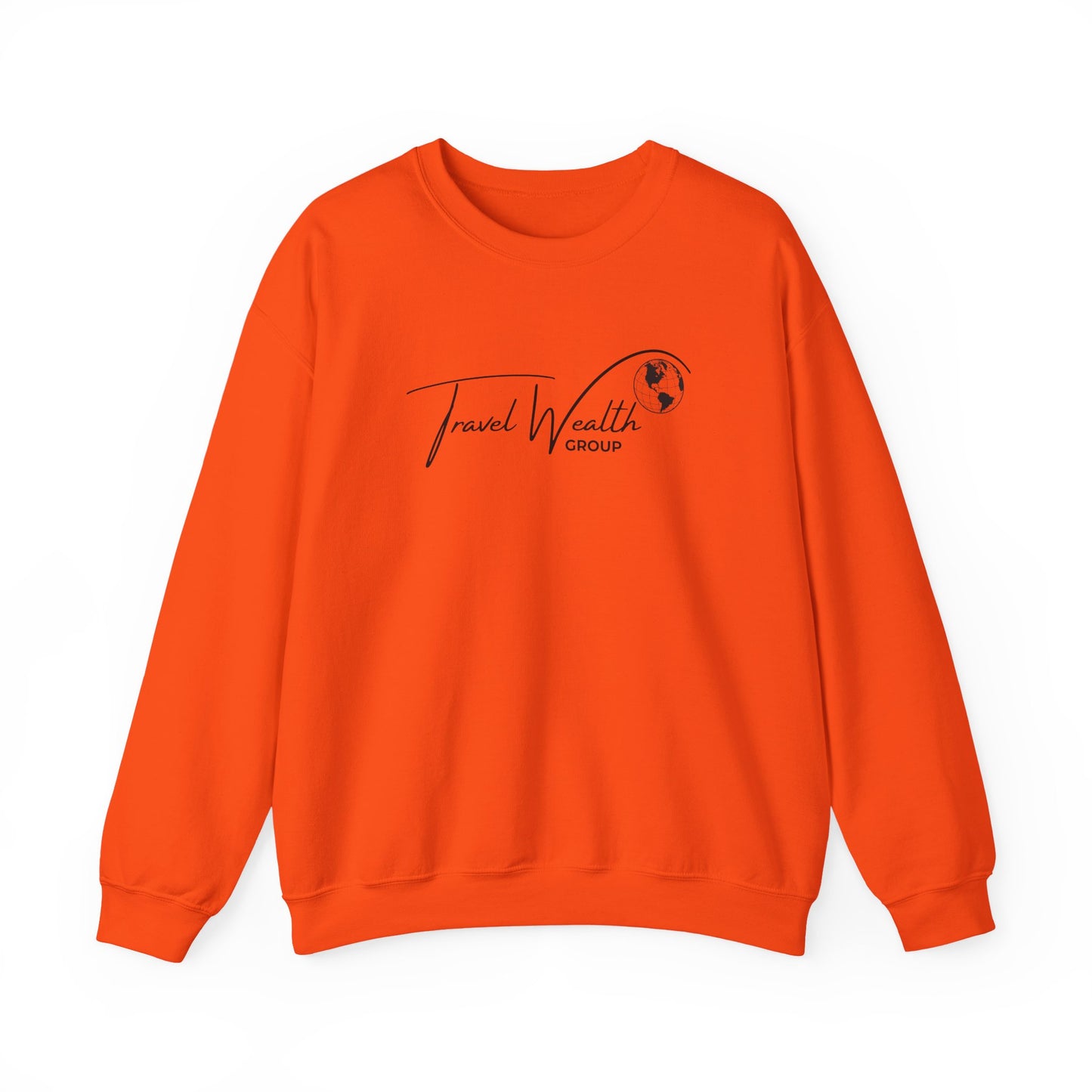 Travel Wealth Group Unisex Heavy Blend™ Crewneck Sweatshirt - Cozy & Stylish for Travel Lovers