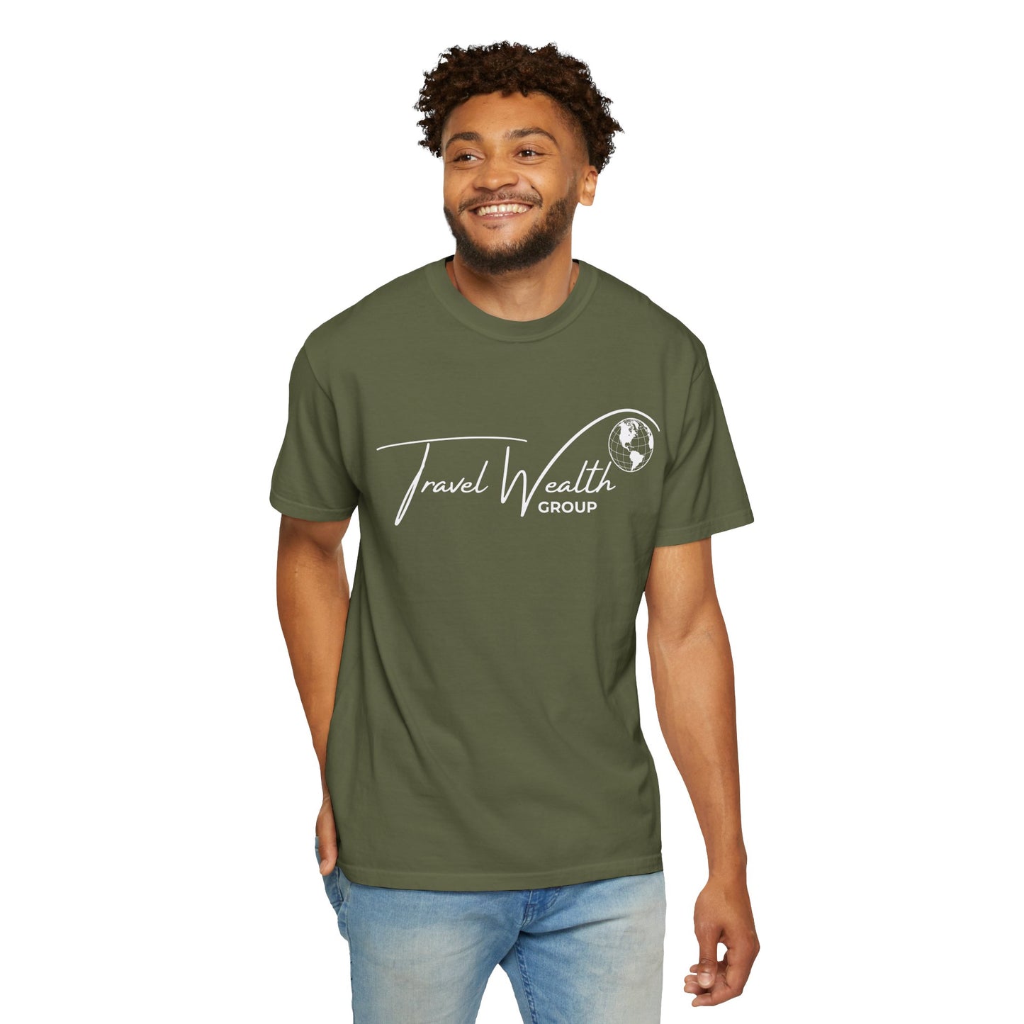 Unisex Garment-Dyed T-shirt I may Talk About Travel Non-Stop