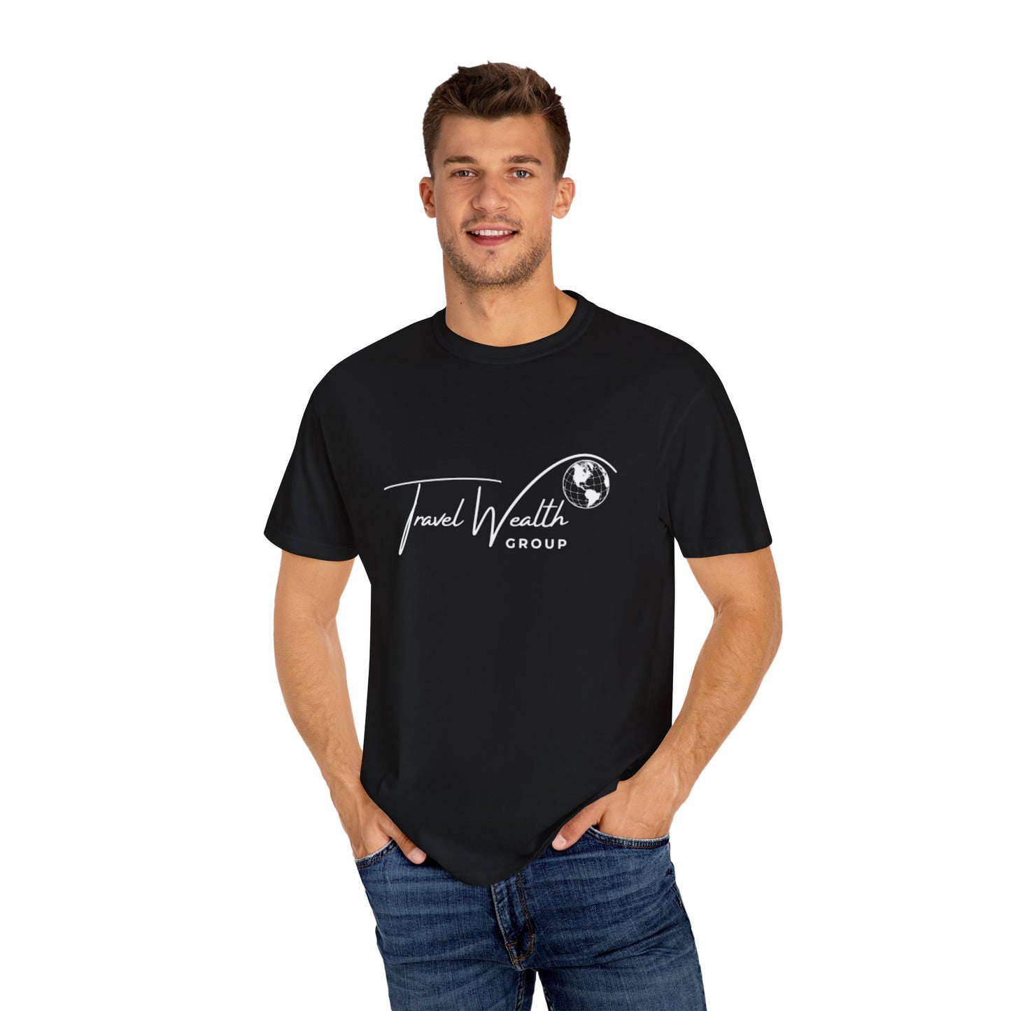 Unisex Garment-Dyed T-shirt I may Talk About Travel Non-Stop