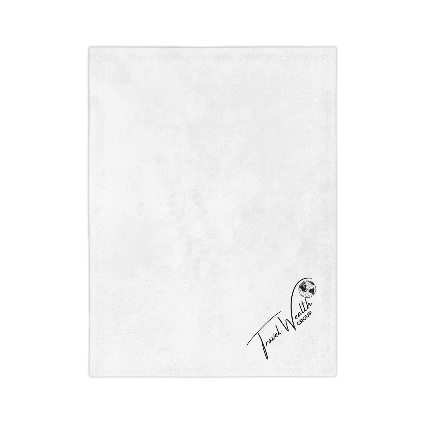 Logo Velveteen Microfiber Blanket