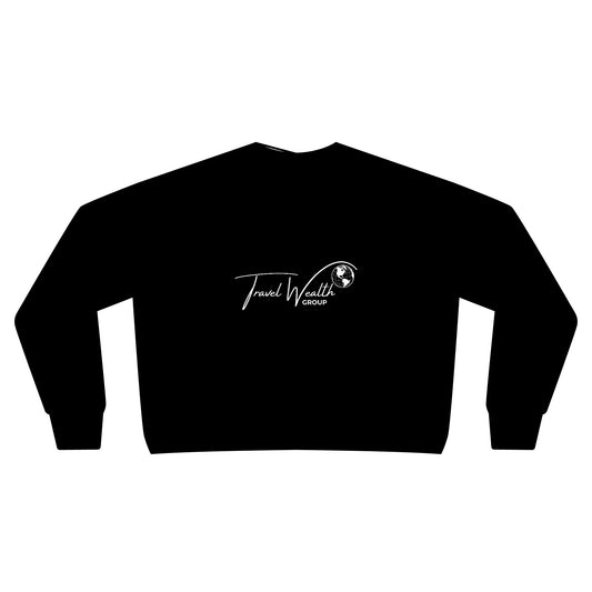 Travel Wealth Group - Women's Relaxed 3-End Boxy Fleece Crewneck Sweatshirt