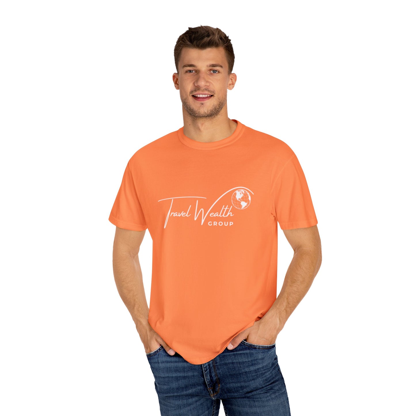 Unisex Garment-Dyed T-shirt I may Talk About Travel Non-Stop