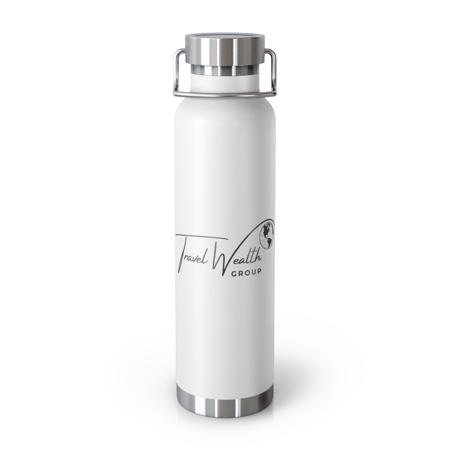 Travel Wealth Group Copper Insulated Water Bottle - 22oz