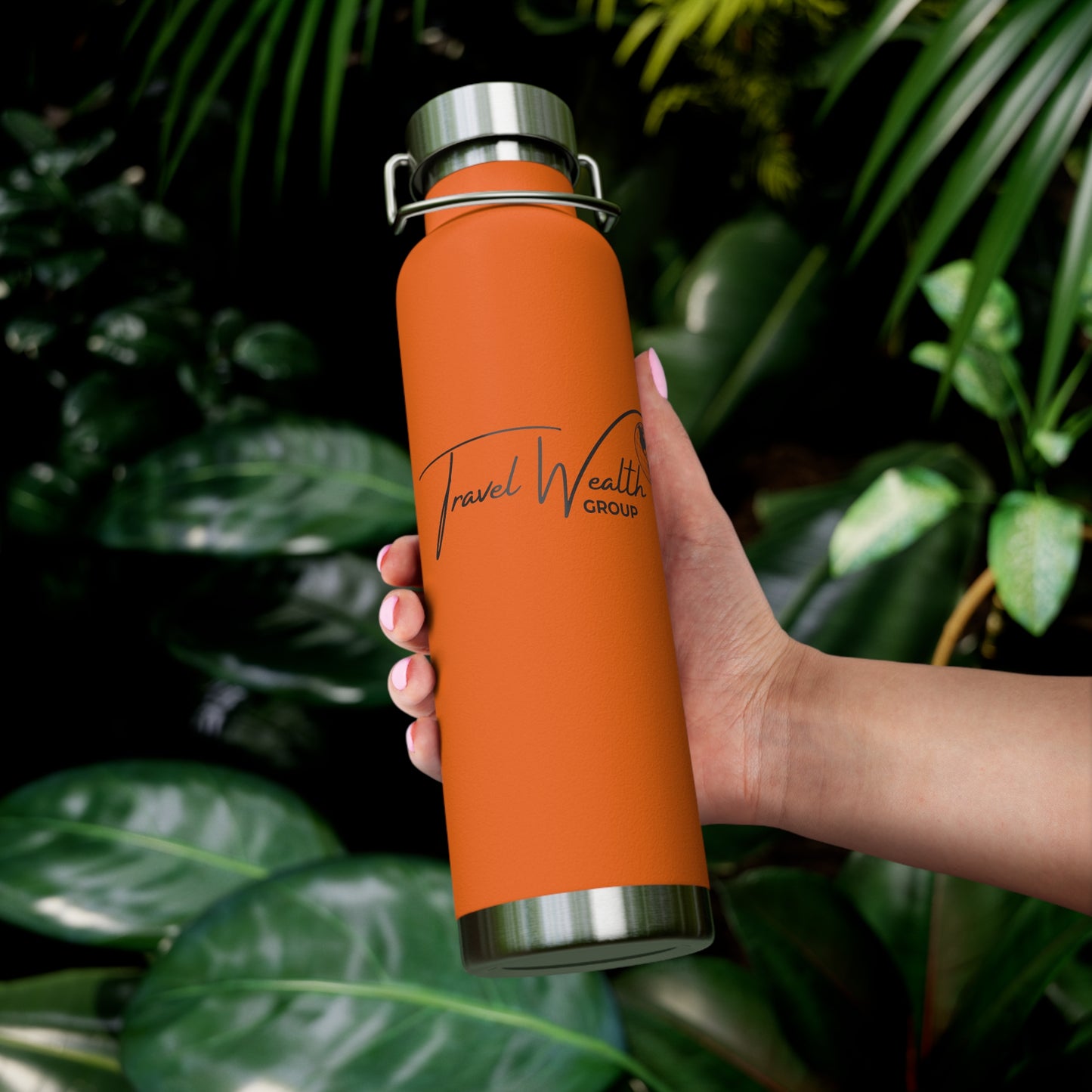 Travel Wealth Group Copper Insulated Water Bottle - 22oz