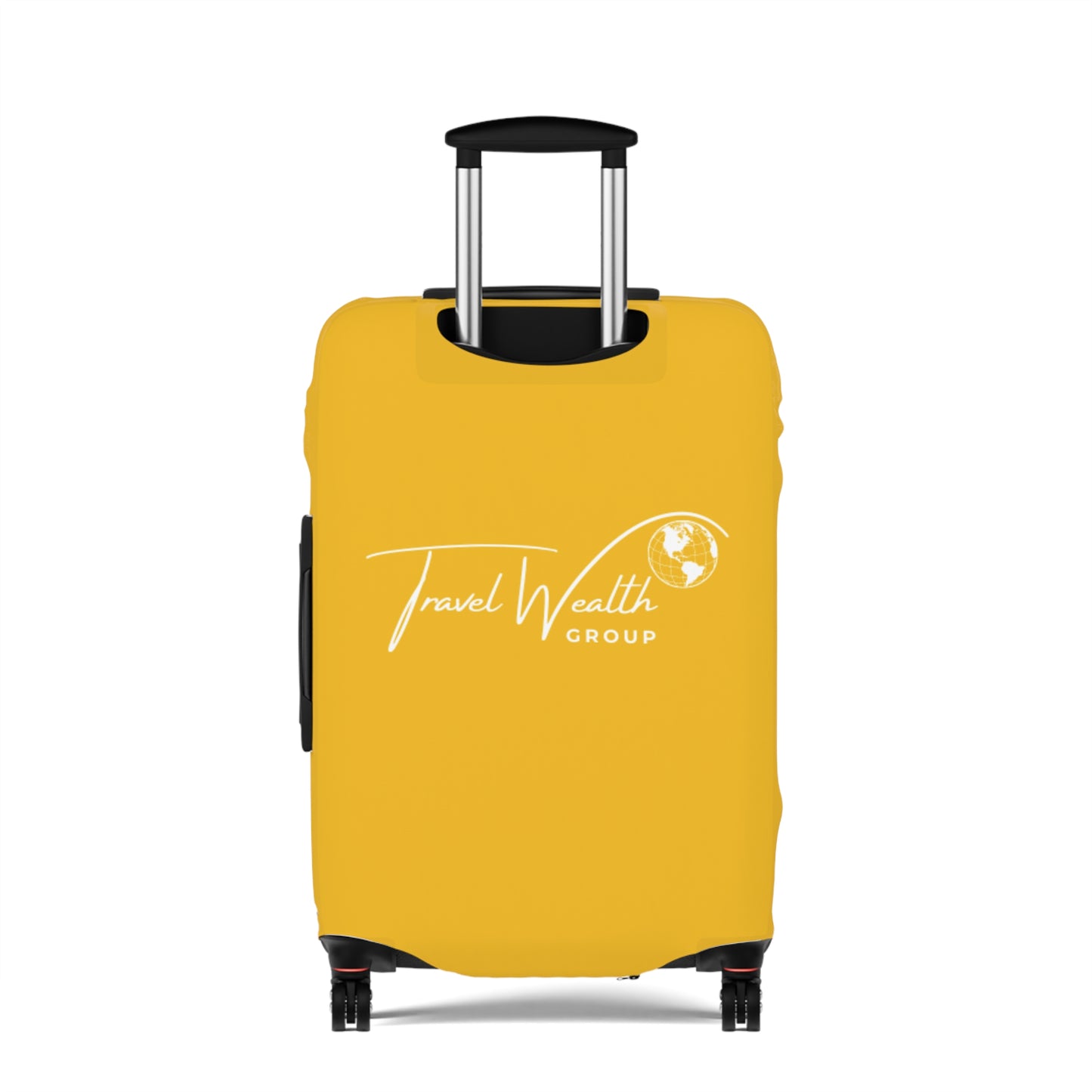 Travel Wealth Group Yellow Luggage Cover - Durable & Stylish Travel Accessory