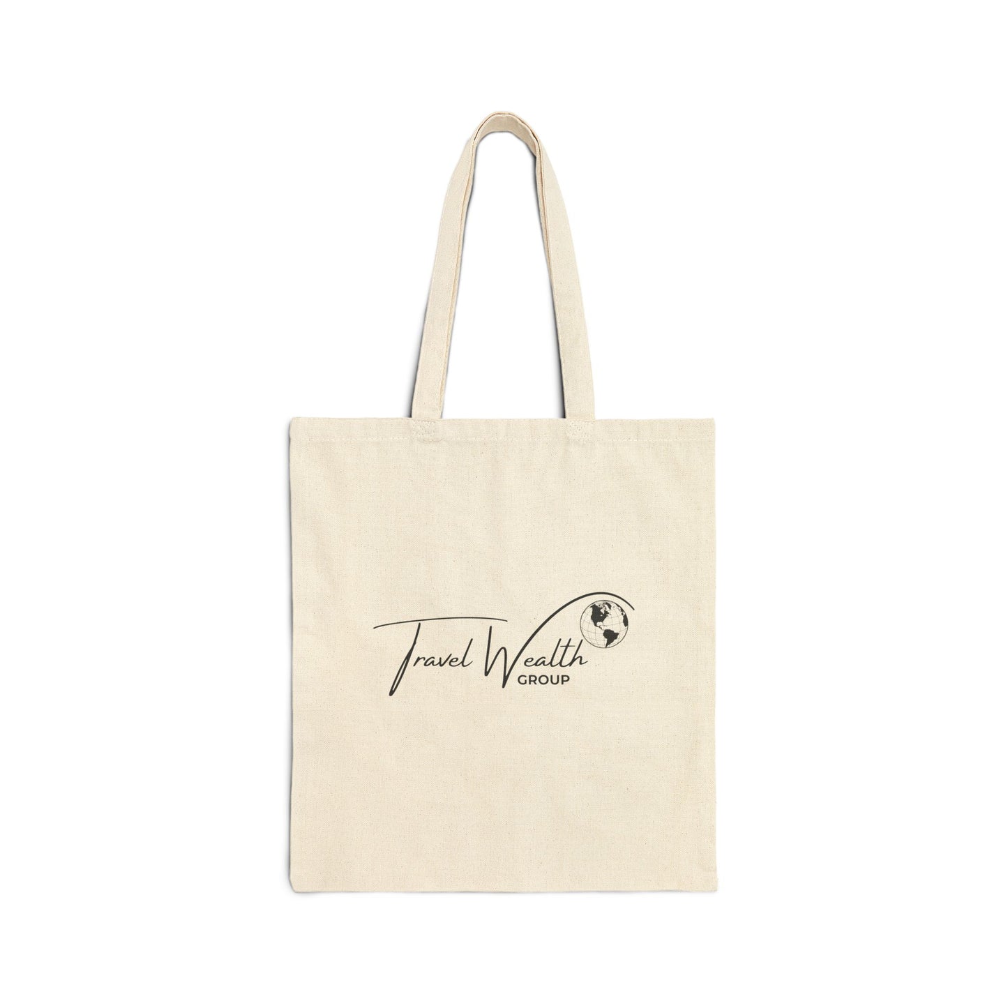 Ask Me About My Travel Business Cotton Canvas Tote Bag