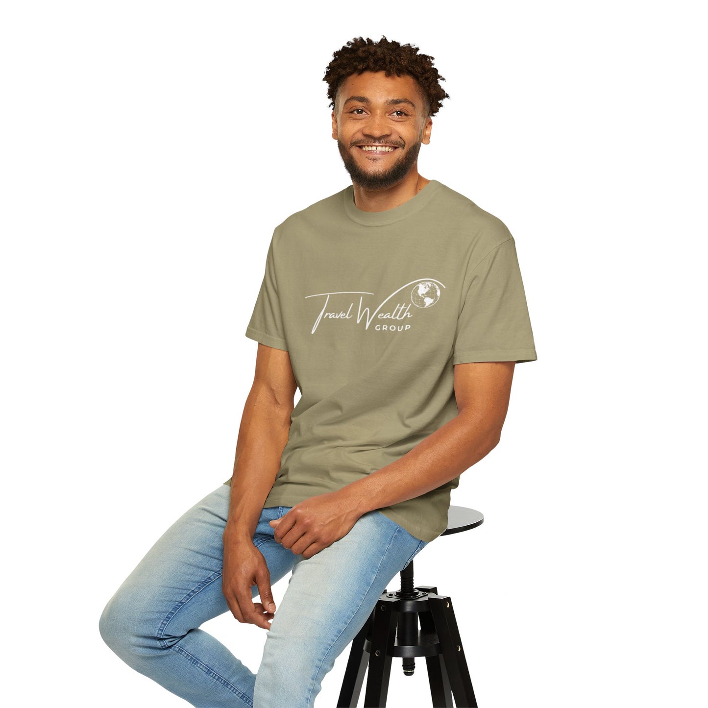 Unisex Garment-Dyed T-shirt I may Talk About Travel Non-Stop