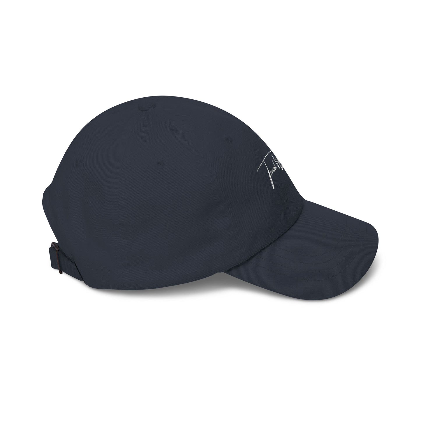 Travel Wealth Classic Dad Cap - Relaxed Black Baseball Hat