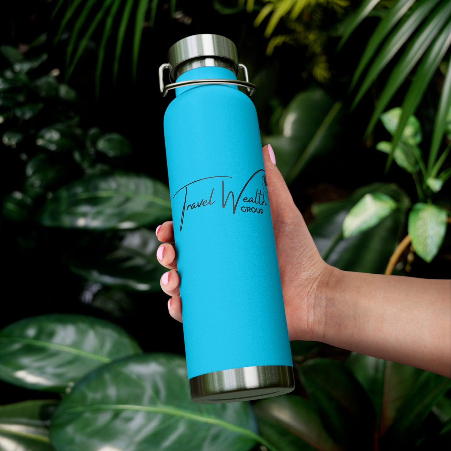 Travel Wealth Group Copper Insulated Water Bottle - 22oz