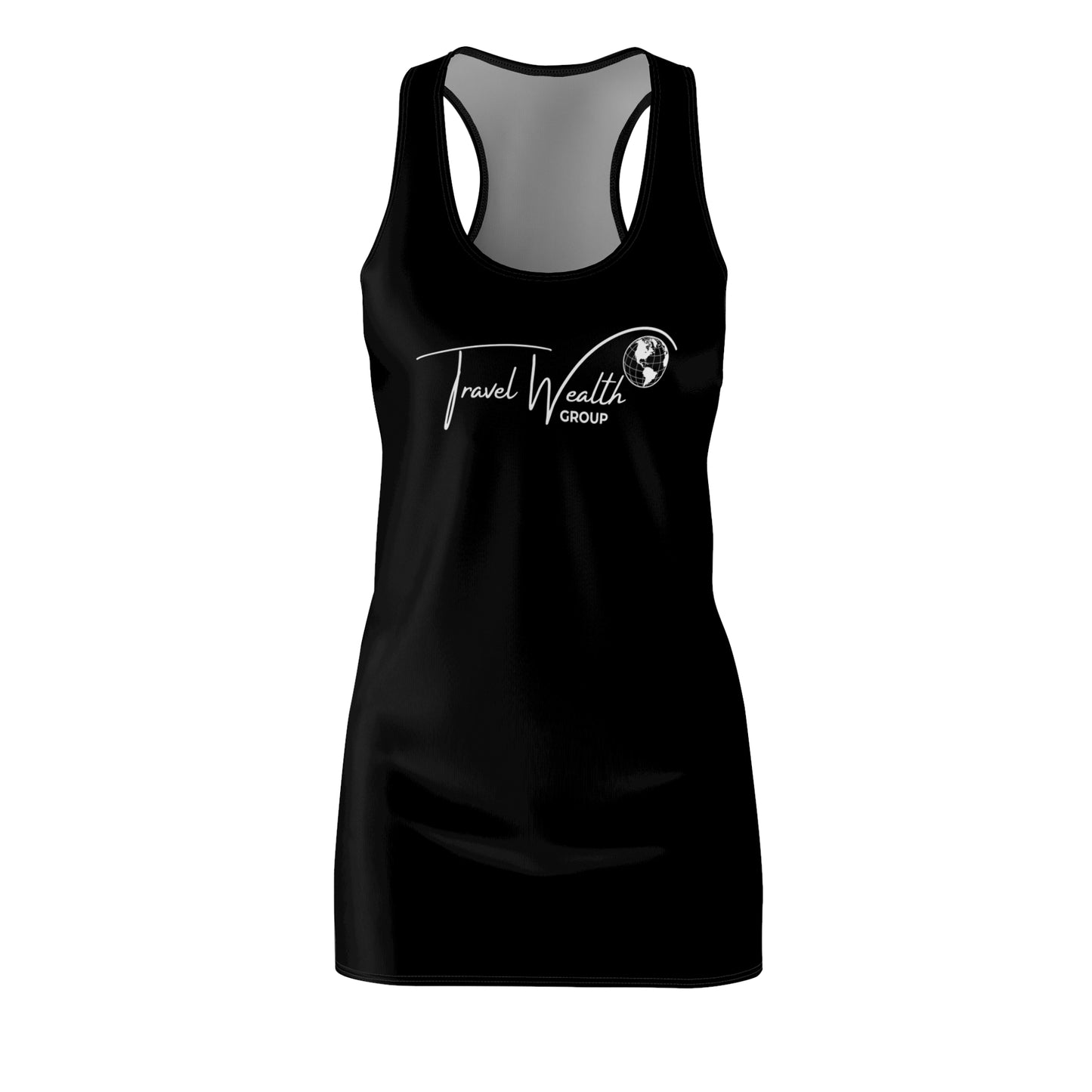 Logo Women's Cut & Sew Racerback Dress (AOP)