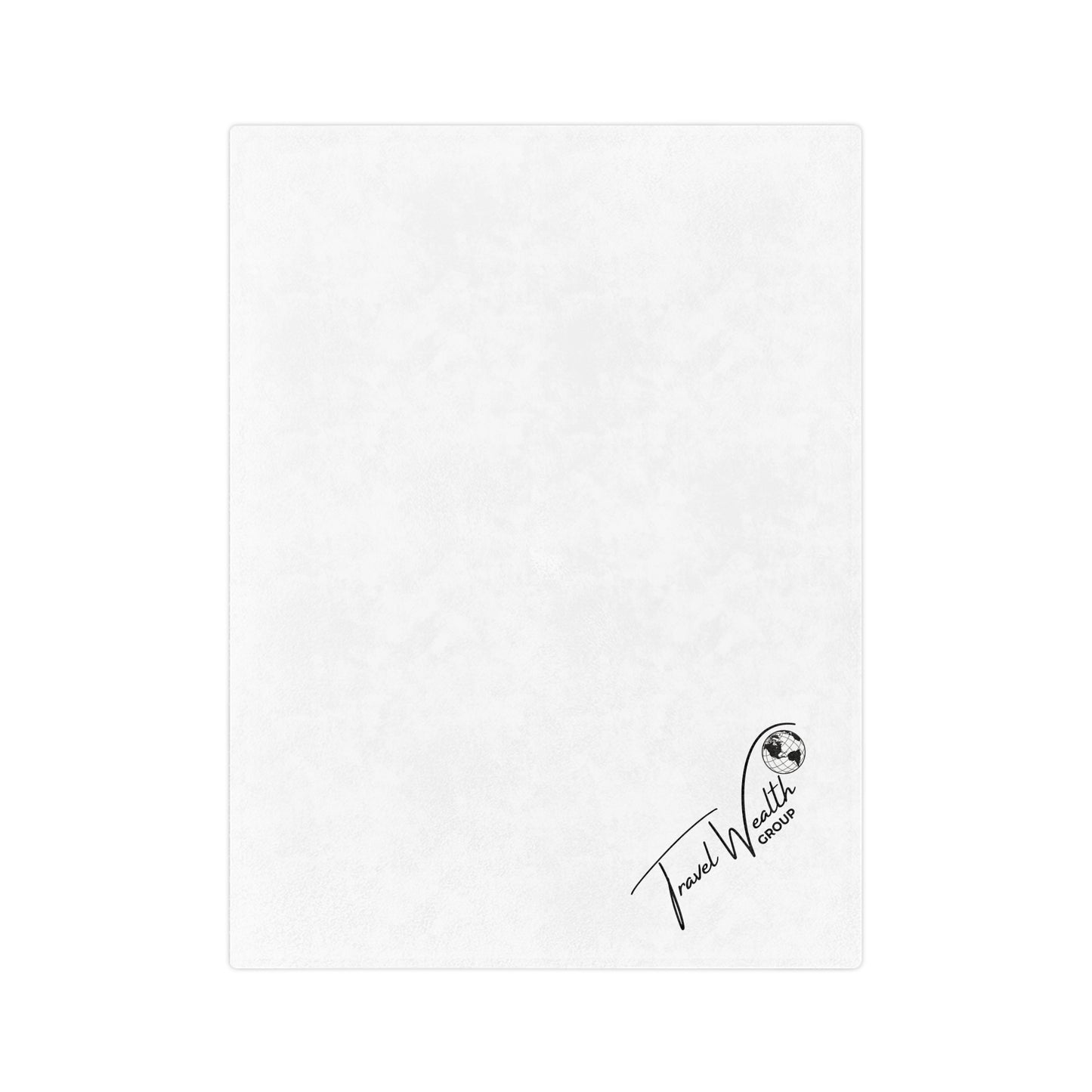 Logo Velveteen Microfiber Blanket
