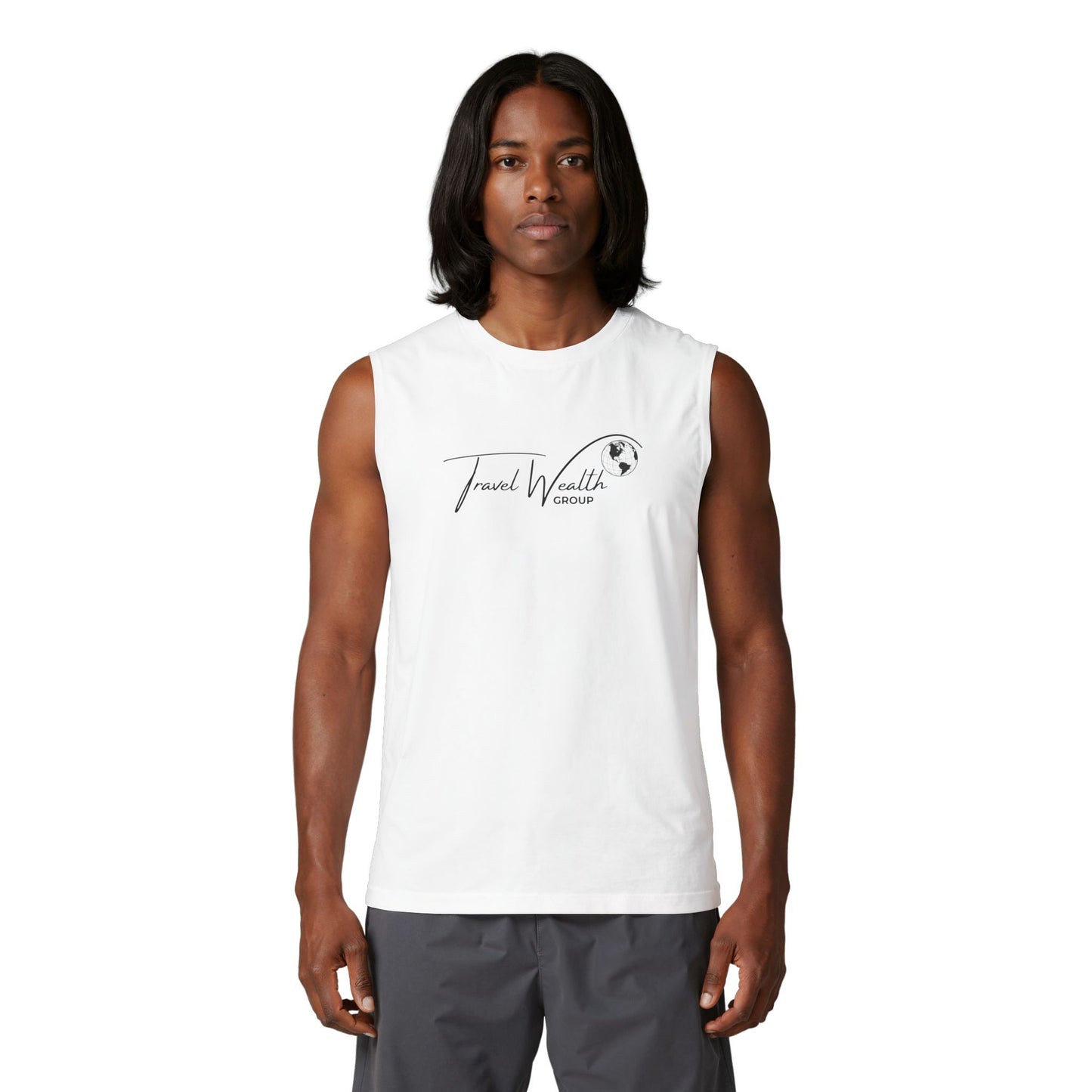 Logo Unisex Jersey Muscle Tank
