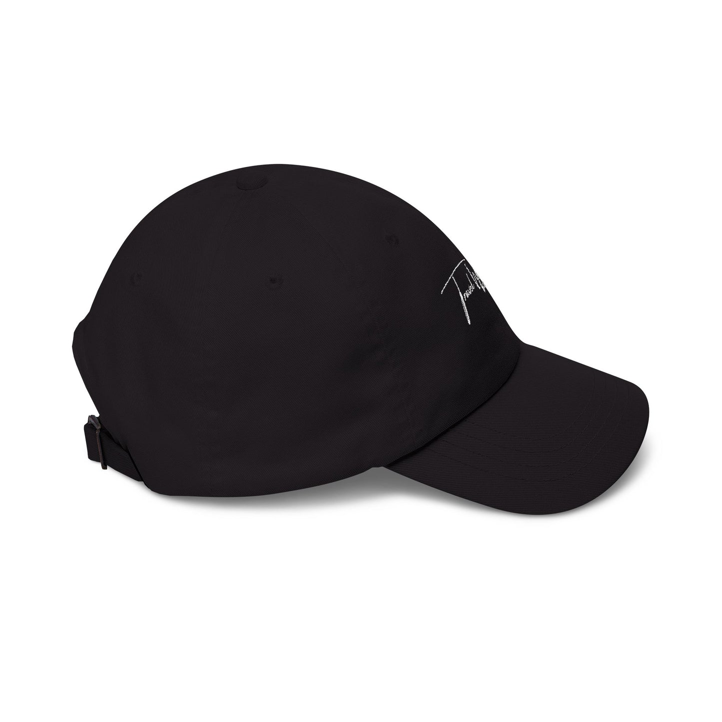 Travel Wealth Classic Dad Cap - Relaxed Black Baseball Hat