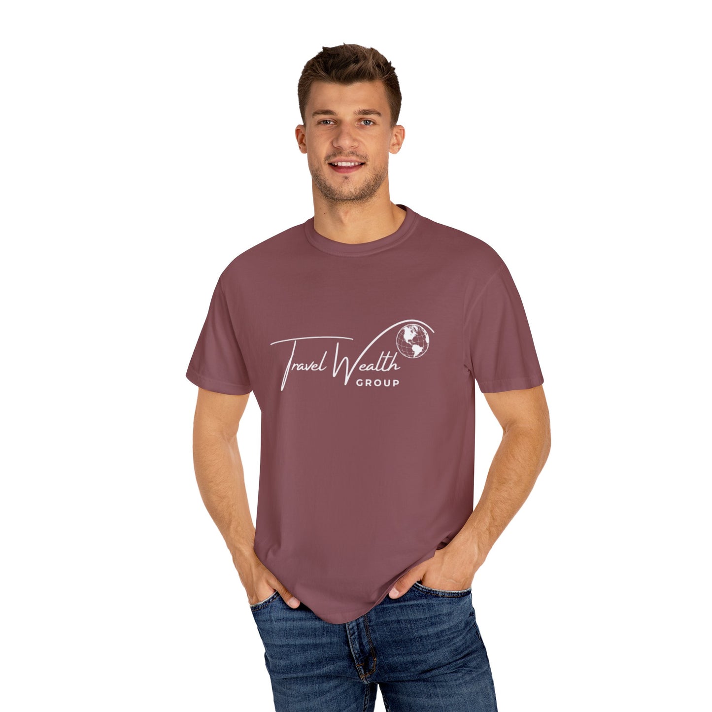Unisex Garment-Dyed T-shirt I may Talk About Travel Non-Stop
