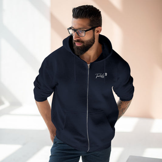 Unisex Zip Hoodie I May talk about travel Non- Stop