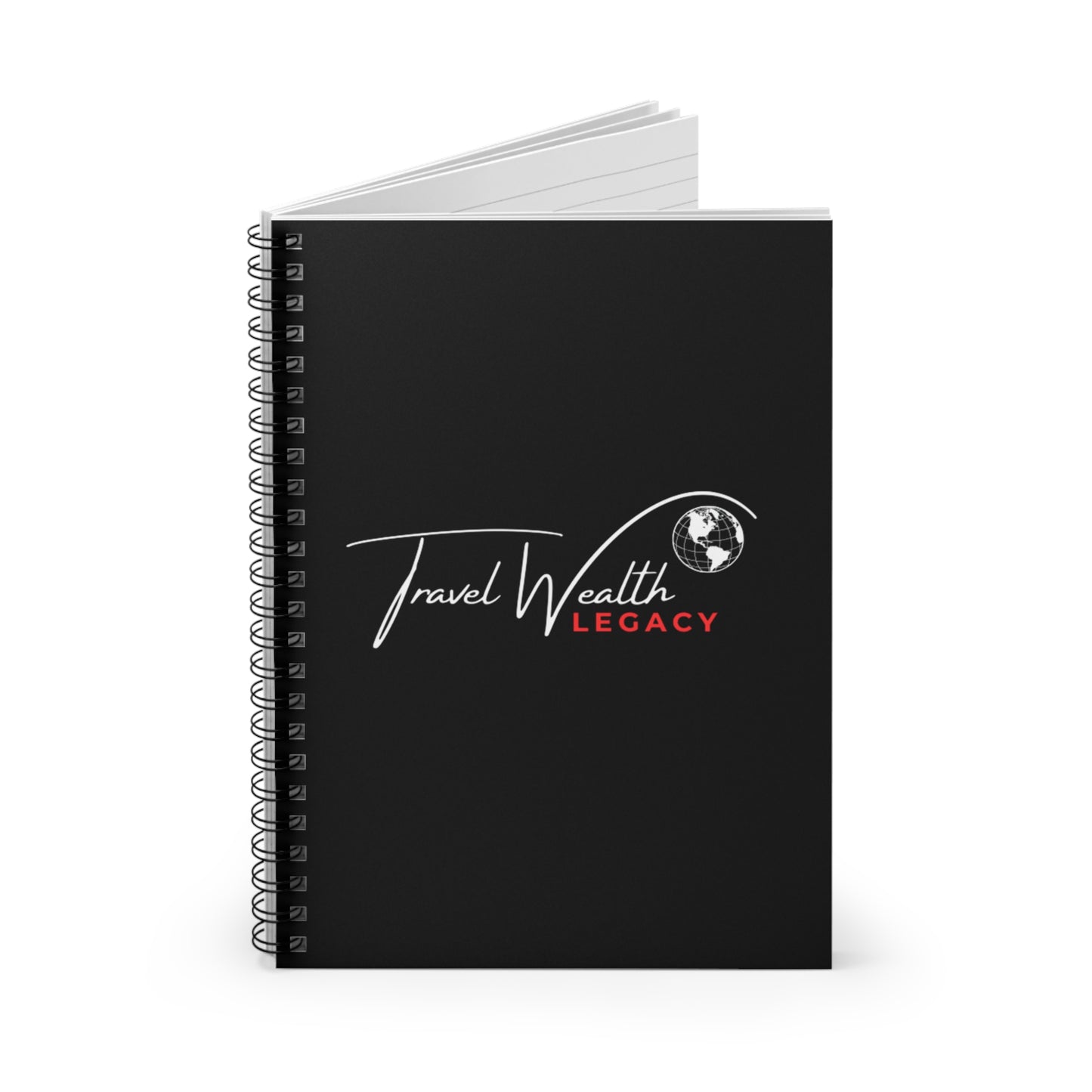Travel Wealth Legacy  Spiral Notebook - Ruled Line