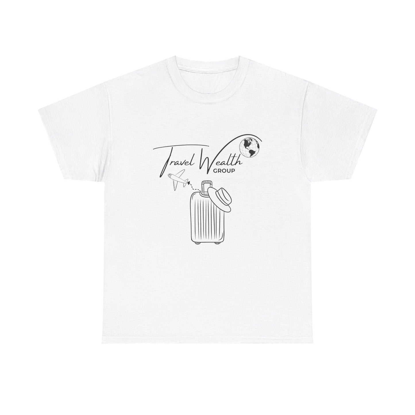 Travel Wealth Group Unisex Heavy Cotton Tee - Adventure Awaits