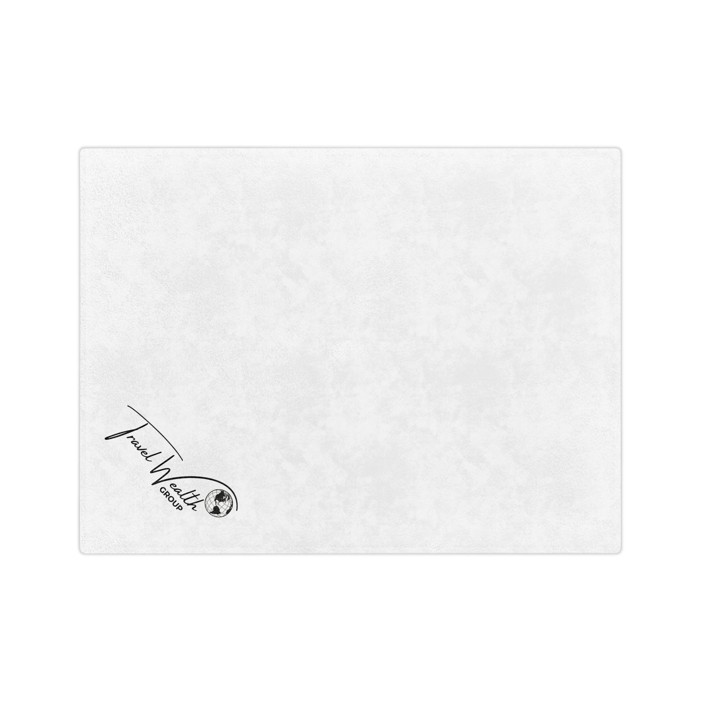 Logo Velveteen Microfiber Blanket