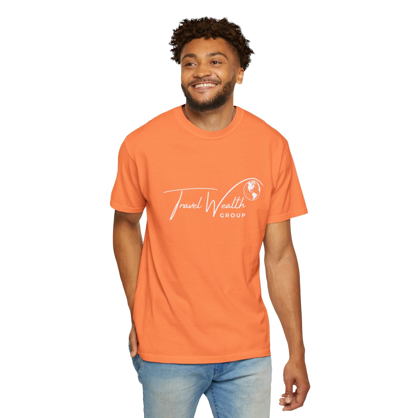 Unisex Garment-Dyed T-shirt I may Talk About Travel Non-Stop
