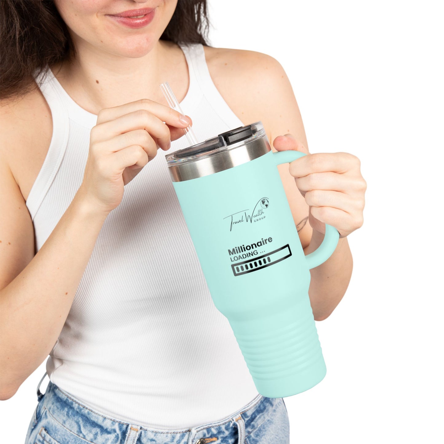 Millionaire loading Insulated Travel Mug, 40oz