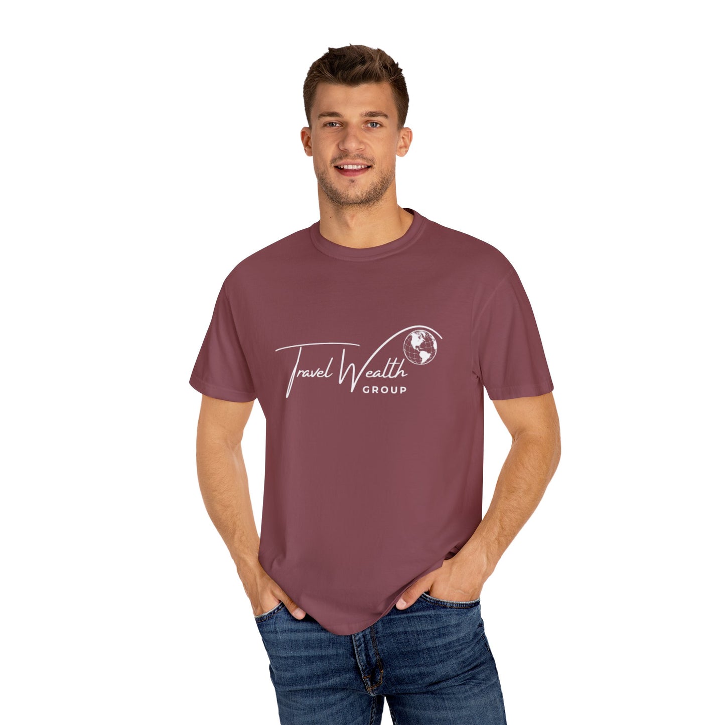 Unisex Garment-Dyed T-shirt I may Talk About Travel Non-Stop