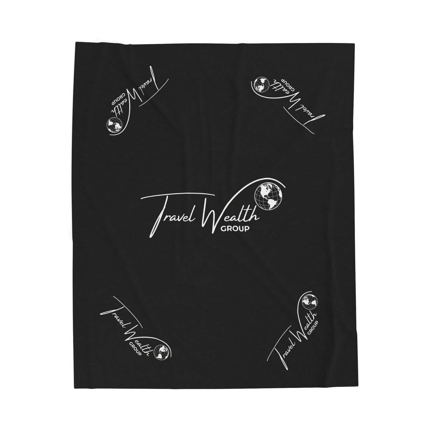 Logo Velveteen Plush Blanket