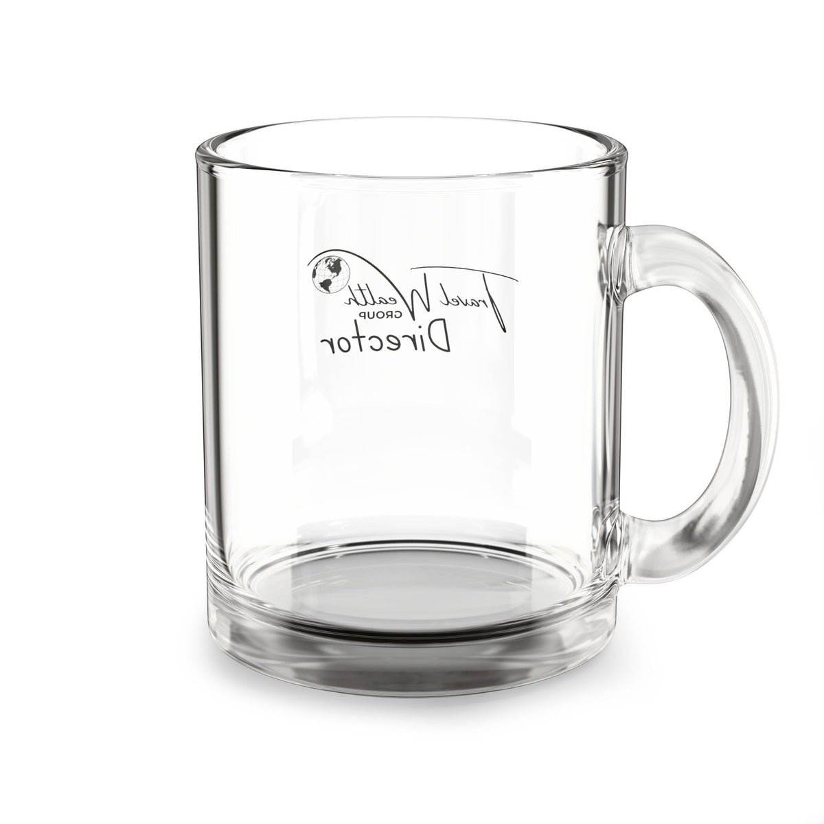 Travel Wealth Group Director - Glass Mug, 10oz