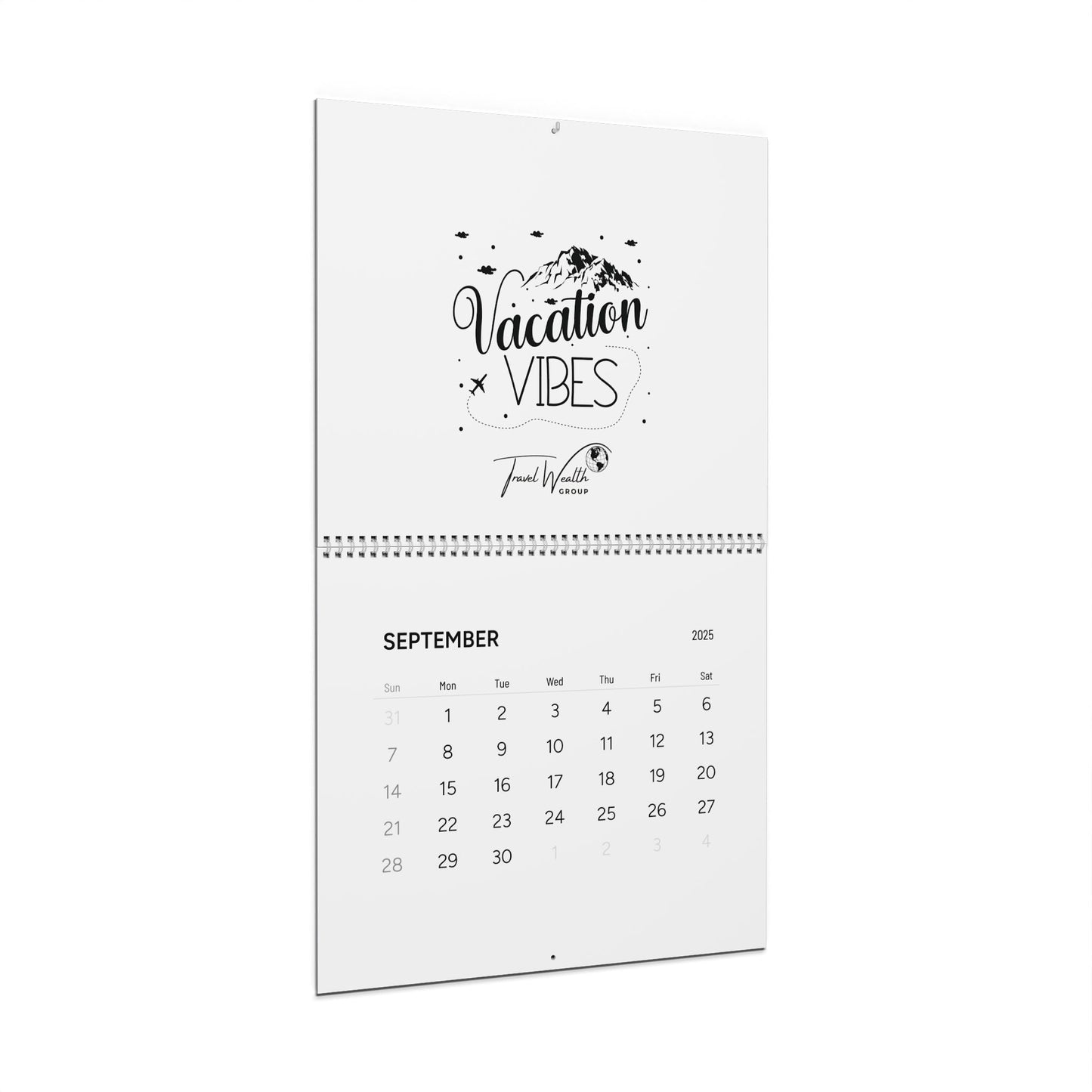 2025 Wall Calendar - See the World & Vacation Vibes