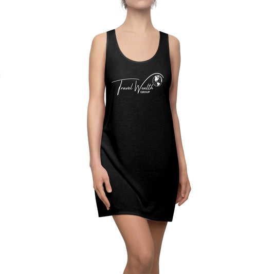 Logo Women's Cut & Sew Racerback Dress (AOP)